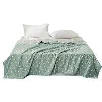 太湖雪夏凉被100%蚕丝空调被全棉纯棉可水洗单双人薄被子加大尺寸 镜花水月 200*230cm【清爽透气丝丝沁凉】