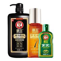 BAWANG霸王洗发水 何首乌洗发露防脱固发乌黑亮泽控油柔顺蓬松洗头膏男女士 首乌固发洗发水1200g+育发80g