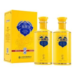 景芝 一品景芝芝麻香型白酒 婚宴箱装白酒 53度 500mL 2瓶 珍藏 双支装