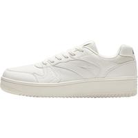 安踏元年丨板鞋男鞋夏季厚底增高休闲鞋百搭小白鞋篮球文化运动鞋子男 【经典】象牙白-8 44