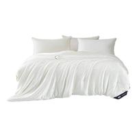 安睡宝（SOMERELLE）100%天然蚕丝提花被子四季被芯约3.7斤220*240cm 白色 夏被【100%天然蚕丝丨中长丝】