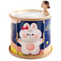 【注塑款】加厚泡澡桶折叠大人全身沐浴桶洗澡桶家用浴缸洗澡盆