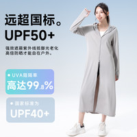 【晁然】茉寻长款防晒衣冰钛原纱女夏户外防护新长袍风衣