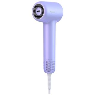 松下（Panasonic）御光pro离子吹风机家用低噪高速干护发宠物电吹风筒智感吹护实用 荧紫色【御光pro离子+AI智感温控】NF71