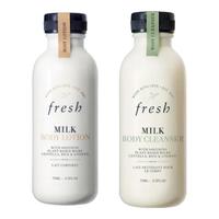 馥蕾诗 奶香身体乳沐浴露套装 舒缓柔滑 (75ml+75ml）