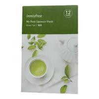 悦诗风吟悦享鲜萃面膜绿茶25mL*12片/盒 绿茶 12片