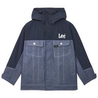李 Lee【 牛仔拼色】中大童春季连帽外套男女童户外上衣初中生