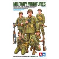 田宫(TAMIYA)1/35 模型情景迫击炮步兵侦察兵家禽动物拼装模型场景 步兵侦察兵 35379