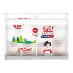 好媳妇 纸杯一次性加厚228ml*100只装 食品级四色原木浆办公商务家用水杯