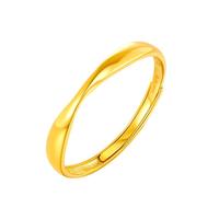 京东京造永恒系列足金999莫比乌斯环钻石戒指 1.7g