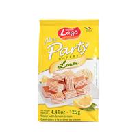 爱利地迷你威化饼干柠檬味125g意大利早餐下午茶 迷你威化饼干柠檬味 125g*1袋