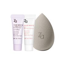  Za/姬芮 隔离+美妆蛋  6.0白+紫 5g
