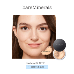 bareMinerals 贝茗经典矿物粉底液痘肌干皮混油持久不脱妆遮瑕 Original经典 Fair Ivory  02