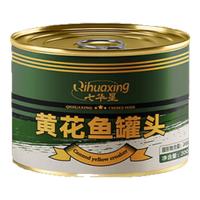 七华星黄花鱼罐头 300g 户外 方便即食 海鲜下饭菜 应急储备食品