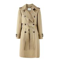 【24年冬款】简约通勤气质风衣OL风中长款休闲外套