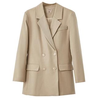【优雅职场】春款简约风纯色西装外套女商务通勤西服上衣