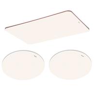 Panasonic 吸顶灯全光谱智能大功率超薄护眼客厅灯咖 三段调色款二室一厅