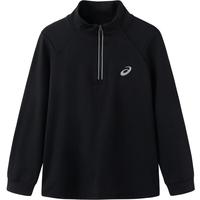 亚瑟士（asics）童装春季薄款拉链针织T恤吸湿速干运动舒适内搭331251003051