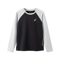 亚瑟士（asics）童装2024秋季男女童运动休闲速干百搭针织T恤333241003058 001黑色 170