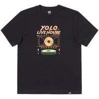 Lee25早春舒适版圆领Logo印花男女同款短袖T恤潮LUT0098434LE 黑色（尺码偏大，拍小一码） S