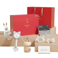 英氏(YEEHOO)新生儿婴儿玩具安抚礼盒满月0-1岁百日宝宝奶瓶用品