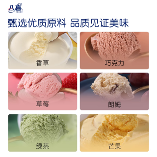 八喜 牛奶冰淇淋 360g 经典八合一口味组合