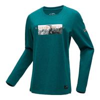 奥索卡OZARK长袖T恤男 休闲美式内搭纯棉宽松舒适圆领长袖男339075 甲虫绿-158 170