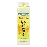 IICHIHO 名企严选 iichiko特制烧酒大麦本格烧酎日本洋酒可泡梅子酒果酒 亦竹烧酒 1.8L1800mL1瓶纸盒装