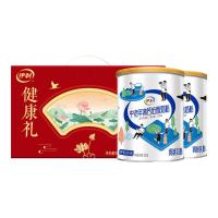 伊利 中老年高钙低脂奶粉 富含硒0蔗糖添加奶粉 礼盒700G*2