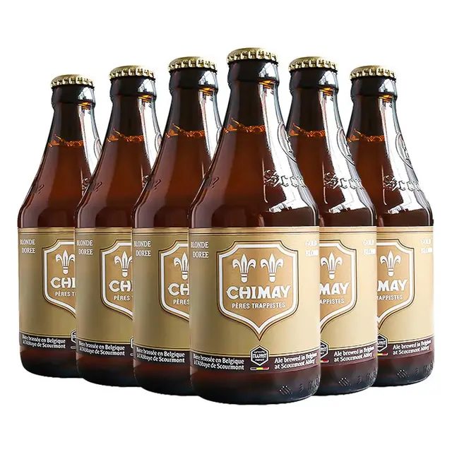 CHIMAY 智美 金帽啤酒 330m*6瓶