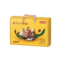 新品尝鲜：京东京造 甜芯六锦粽子礼盒甜粽6味8粽子大礼包端午节粽子蜜枣豆沙粽子 /8枚 800g