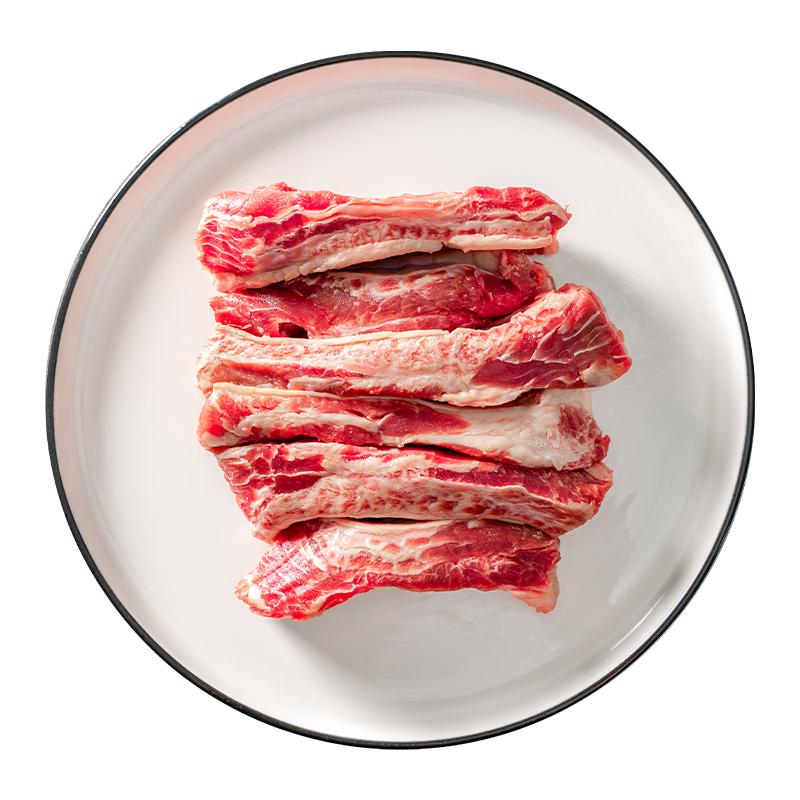 澳爸厨房 澳洲安格斯谷饲牛肋条 500g