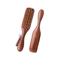 艾杰普气垫梳按摩头部经络梳檀木梳子便携顺发长发家用防脱发