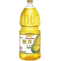 金龙鱼玉米油压榨家用厨房炒菜植物油烘培烹饪食用油宿舍用粮油 1.8L*1桶 【更多人的选择】非转