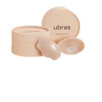 Ubras 5对装无痕防走光硅胶胸贴女婚纱乳贴防滑防凸点小胸专用   圆形*5