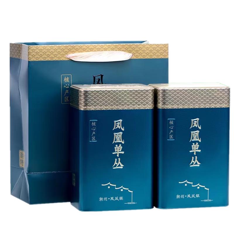 京香农潮州凤凰单丛玉兰香凤凰山老枞春茶碳培蜜香浓香工夫茶罐装500克 玉兰香 250g*2罐