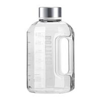 吨吨 BOTTLED JOY吨吨桶运动水壶顿顿桶大容量水杯子户外王一博杯 明星同款透明【装常温冷水】 2.2L