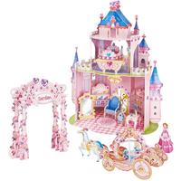 乐立方(CubicFun)玩具3d拼插积木立体拼图女孩跨年新年公主秘密花园带贴钻 公主系列【秘密花园】