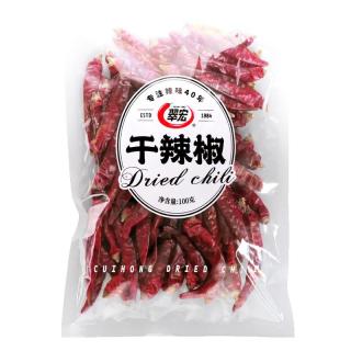 翠宏 干辣椒100g 香辛料 干红辣椒调味香料炒菜烧菜调料