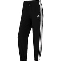 阿迪达斯 adidas透气三条纹女士运动裤休闲小脚收口九分裤