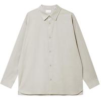 杰克·琼斯（JACK&JONES）男装春季时尚百搭休闲通勤日常长袖上衣宽松翻领衬衫男2244O3007 C63晨雾灰 XS 165