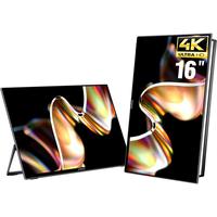 CFORCE15.6英寸4K OLED触控便携显示器 笔记本电脑手机外接办公副屏 PS4/5扩展屏PC主机便携屏 16寸4K OLED【116T】金属触控