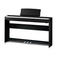 KAWAI 卡瓦依电钢琴ES120卡哇伊便携式88键重锤键盘 成人儿童入门考级数码钢琴 ES120黑色+原装木+