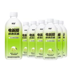 优珍 电解质水 0脂补水补充能量青提味功能饮料600ml*12瓶塑膜装