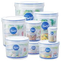 乐扣乐扣（LOCK&LOCK）密封罐便携防潮外出塑料保鲜盒奶粉罐零食储物收纳盒小水果盒 360ml