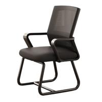  姗姗木艺 人体工学 电脑椅  黑框黑网-弓形腿