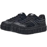 特步 XTEP【巧克力】低帮革面板鞋街头风百搭女休闲鞋厚底显高板鞋