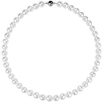 大溪地淡水珍珠项链 925银扣7-8mm近圆珍珠珠链锁骨链送爱人