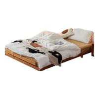 小半实木榻榻米齐边床北欧日式1.5米家用小户型樱桃木壹隅榻榻米 【SUP级樱桃木】1.8*2米榻榻米床