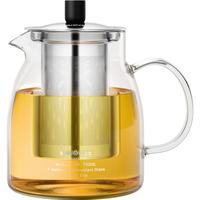 金灶（KAMJOVE）泡茶壶飘逸杯 耐热玻璃茶具功夫办公室花茶壶 茶水分离杯茶壶家用 A-19加长滤篮 750ml